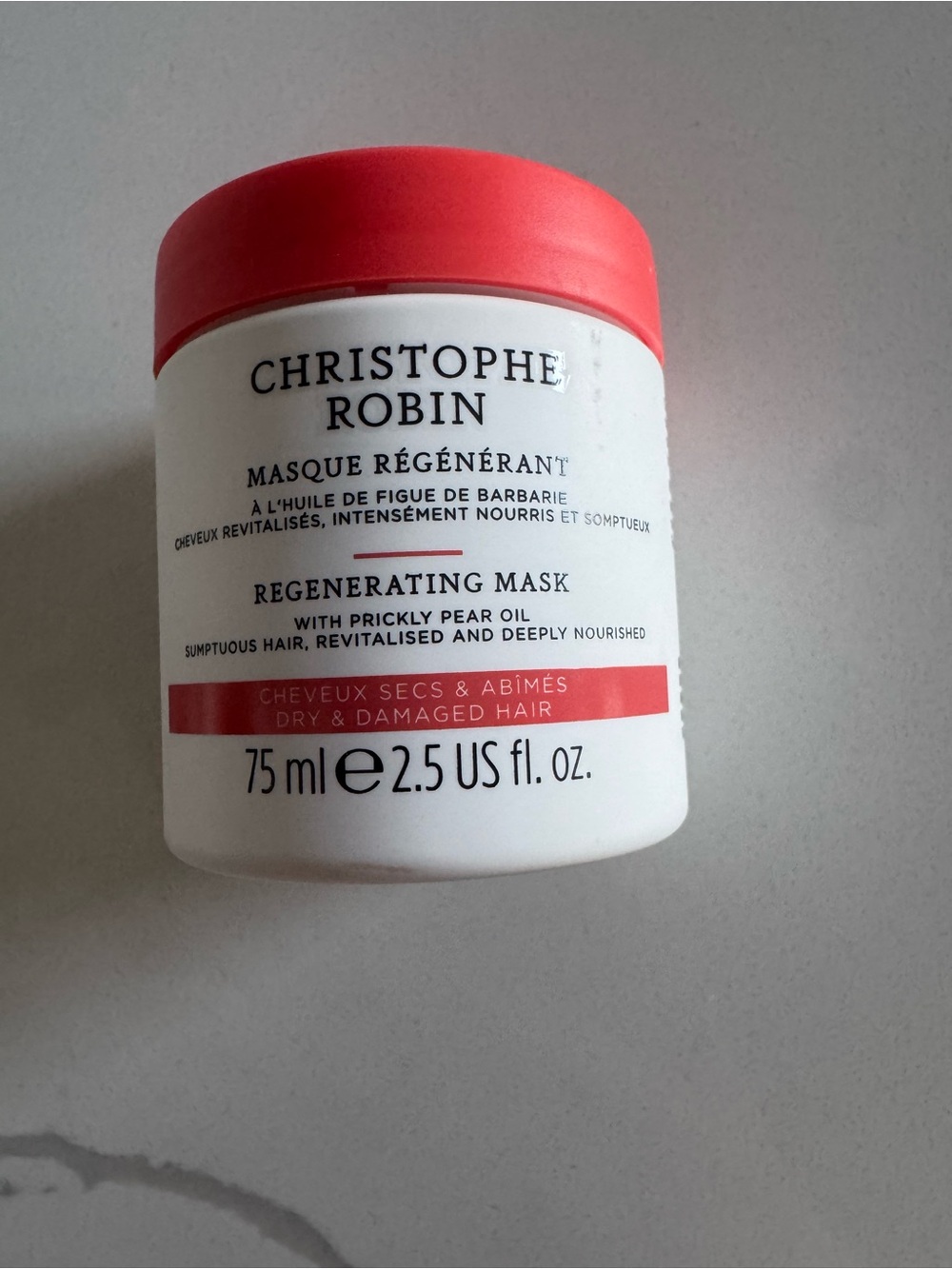 Christophe Robin Regenerating Mask with Prickly Pear Oil - NEW